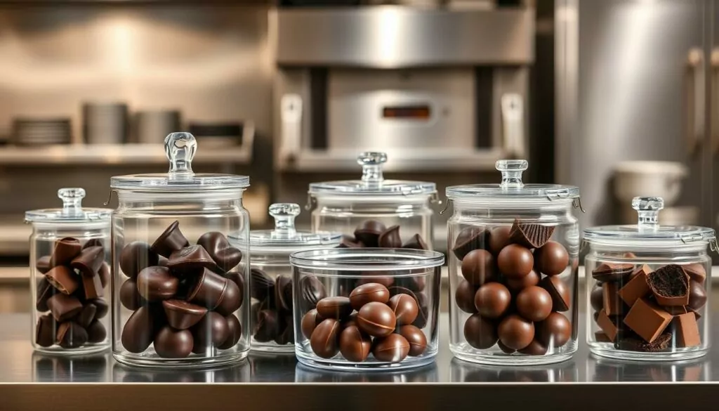 Food-Grade Containers for chocolate storage