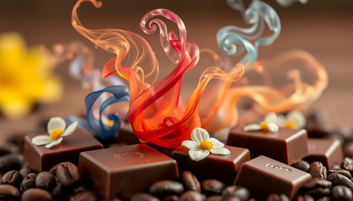 The Complex Aroma Compounds in Fine Chocolate